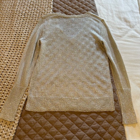 J. Crew Champagne Iridescent Sweater - Picture 6 of 11